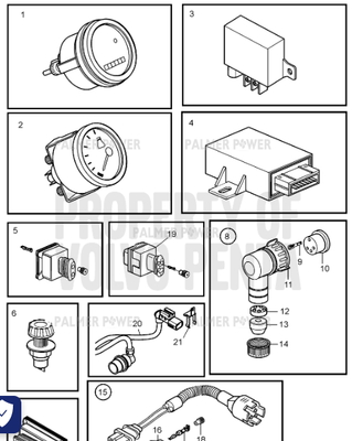 Order VOLVO PENTA 20967203 Pressure Gauge