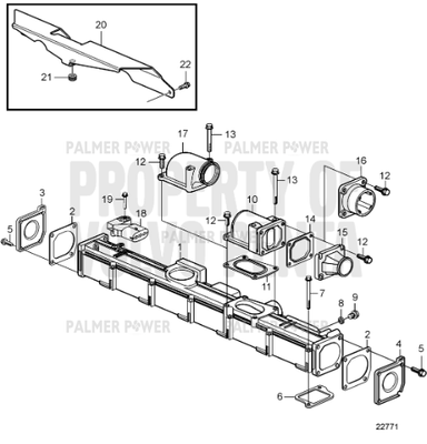 Order VOLVO PENTA 20975147 Elbow | Hose Connecting