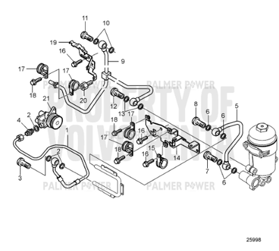 Order VOLVO PENTA 21009347 Fuel Pipe