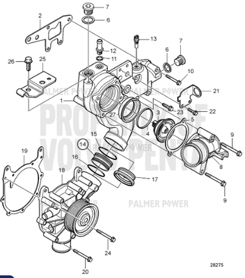 Order VOLVO PENTA 21039391 Hose Connection