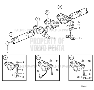 Order VOLVO PENTA 24039180 Valve Bridge
