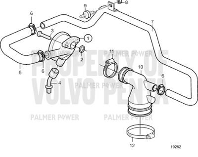Order VOLVO PENTA 21073784 Pipe