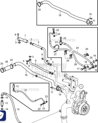 Order VOLVO PENTA 21085358 Cooling Hose