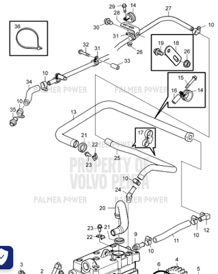 Order VOLVO PENTA 21087716 Retainer
