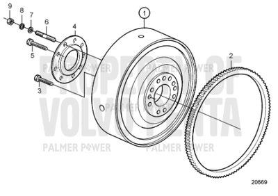 Order VOLVO PENTA 21090009 Flywheel