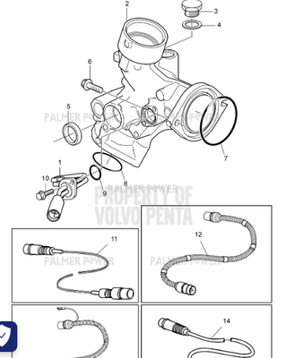 Order VOLVO PENTA 21105280 Engine Heater