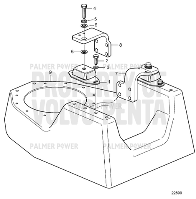 Order VOLVO PENTA 21107579 Engine Bracket Order VOLVO PENTA 21107579 Engine Bracket