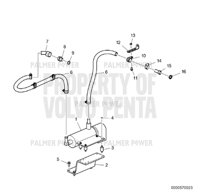 Order VOLVO PENTA 21135919 Hose Connection