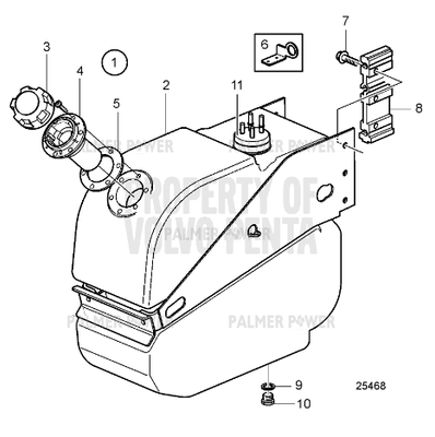 Order VOLVO PENTA 21147637 Gasket