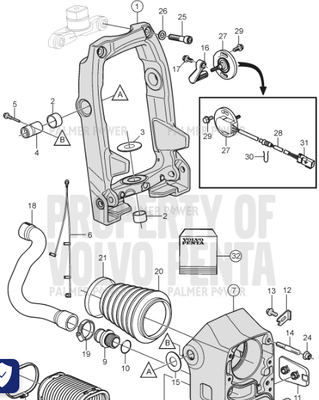 Order VOLVO PENTA 21176081 Housing