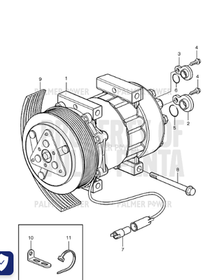 Order VOLVO PENTA 21184142 Air Conditioning Compressor Order VOLVO PENTA 21184142 Air Conditioning Compressor