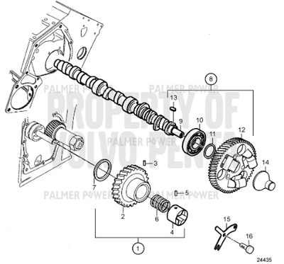 Order VOLVO PENTA 21188649 Plate