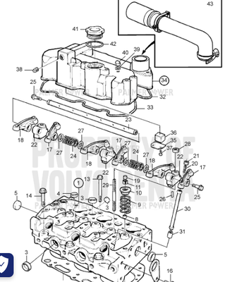 Order VOLVO PENTA 21250646 Valve Cap