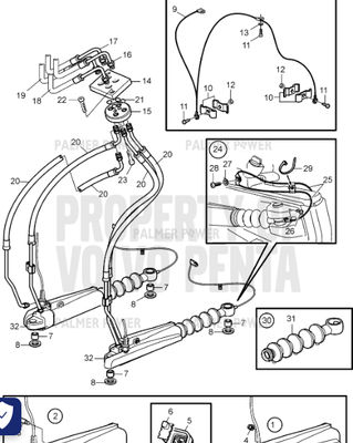 Order VOLVO PENTA 21254107 Hydraulic Hose