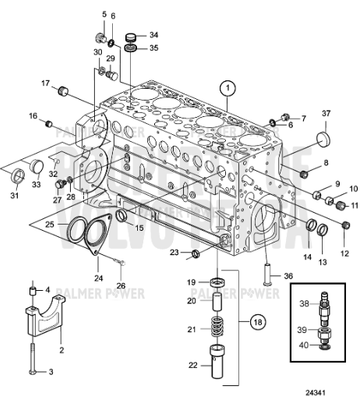 Order VOLVO PENTA 21261516 Cylinder Block