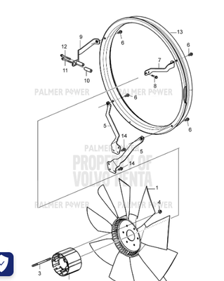 Order VOLVO PENTA 21274464 Bracket