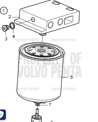 Order VOLVO PENTA 21286999 Fuel Filter | Complete