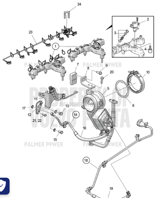 Order VOLVO PENTA 21288956 Lock Brace