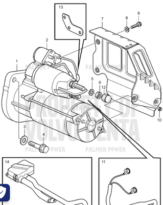 Order VOLVO PENTA 21312943 Cable
