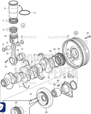 Order VOLVO PENTA 21376964 Adapter