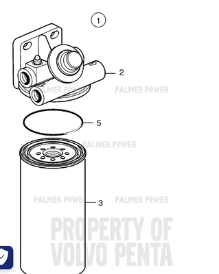 Order VOLVO PENTA 21409663 Fuel Filter