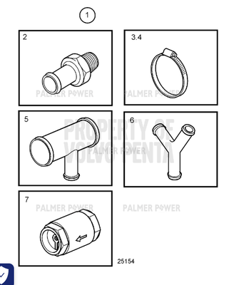 Order VOLVO PENTA 21493436 Engine Heater Kit