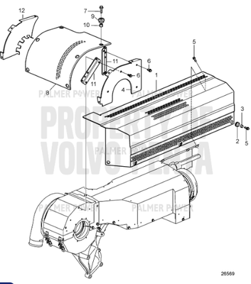 Order VOLVO PENTA 21493555 Heat Shield