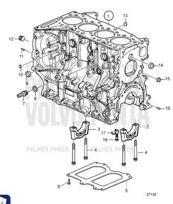 Order VOLVO PENTA 21506929 Piston Cooling Jet