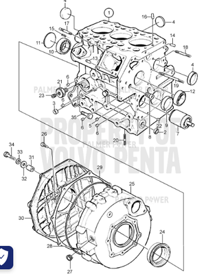 Order VOLVO PENTA 21541021 Oil Pump