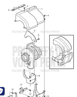 Order VOLVO PENTA 21553230 Heat Insulation