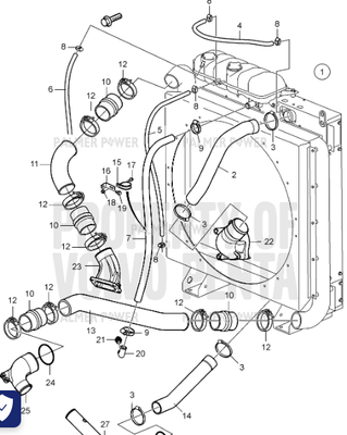 Order VOLVO PENTA 21557193 Charge Air Pipe
