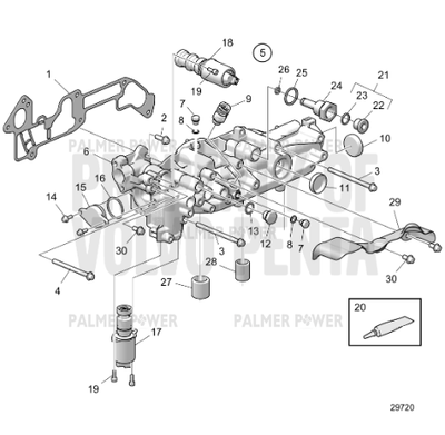 Order VOLVO PENTA 21574409 Gasket