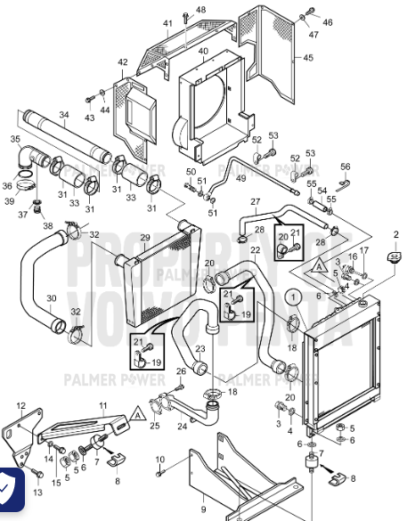 Order VOLVO PENTA 21686488 Hose Clamp