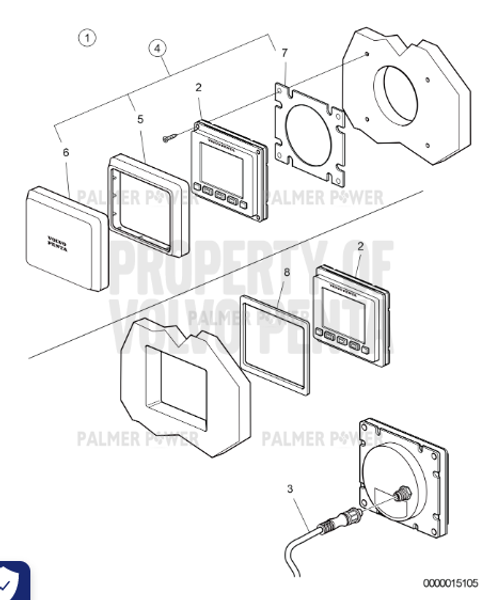Order VOLVO PENTA 21693705 Gasket