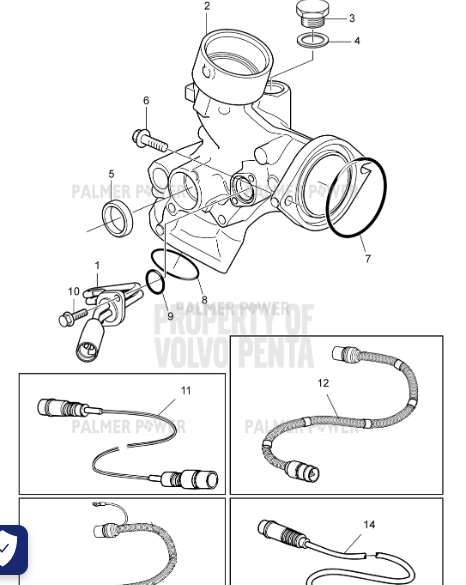 Order VOLVO PENTA 21694291 Engine Heater