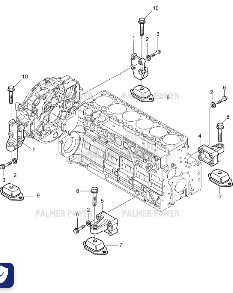 Order VOLVO PENTA 21710407 Engine Anchorage