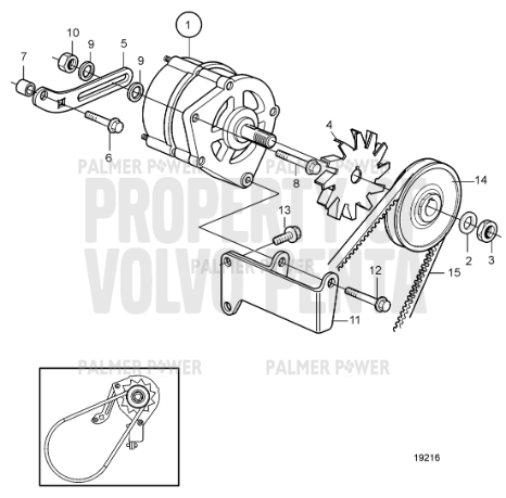 Order VOLVO PENTA 21806017 Alternator
