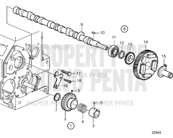 Order VOLVO PENTA 22159781 Oil Pump Kit