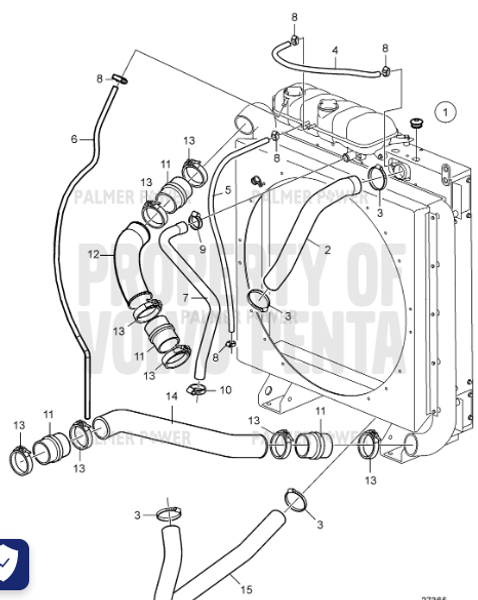 Order VOLVO PENTA 22175251 Pipe