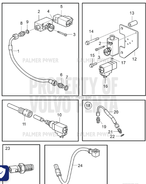 Order VOLVO PENTA 22196208 Wiring Harness