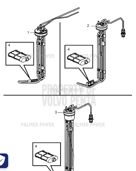 Order VOLVO PENTA 22406383 Kit