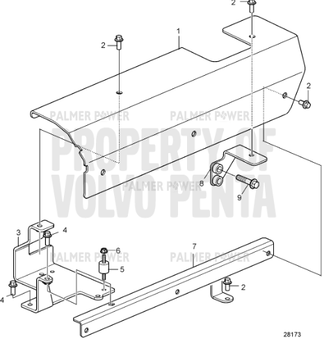 Order VOLVO PENTA 22490380 Cover