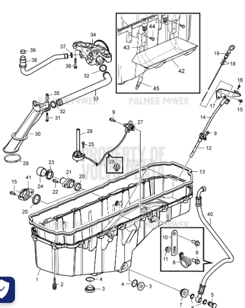 Order VOLVO PENTA 22633259 Bracket