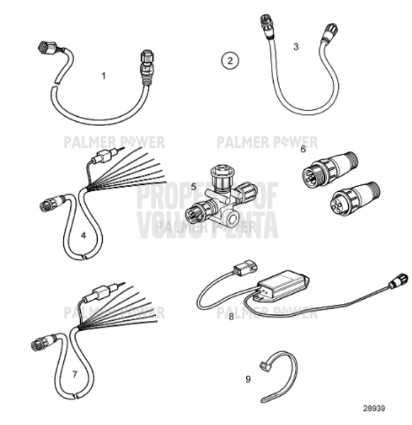 Order VOLVO PENTA 22805132 Cable