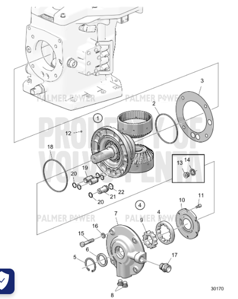 Order VOLVO PENTA 22838380 Shim