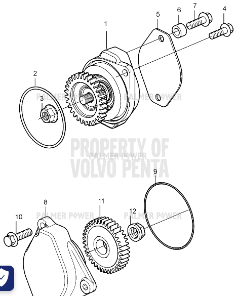 Order VOLVO PENTA 23253274 Power Take-Off