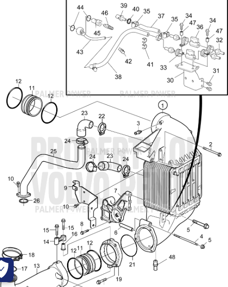 Order VOLVO PENTA 22903106 Hollow Screw