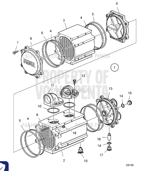 Order VOLVO PENTA 23025193 Heat Exchanger