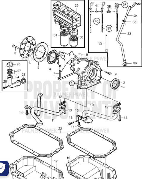 Order VOLVO PENTA 23171016 Service Cover