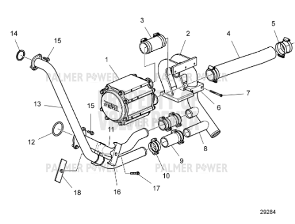 Order VOLVO PENTA 23198420 Coolant Pipe